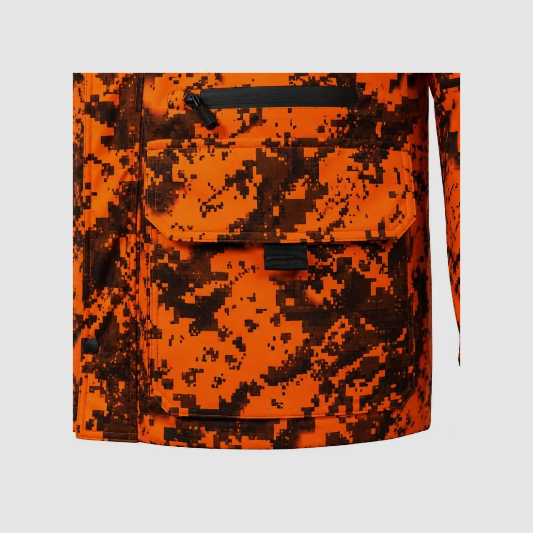 Isolierte Polyester-Camo-Jacke Orange, Bild 10 von 16