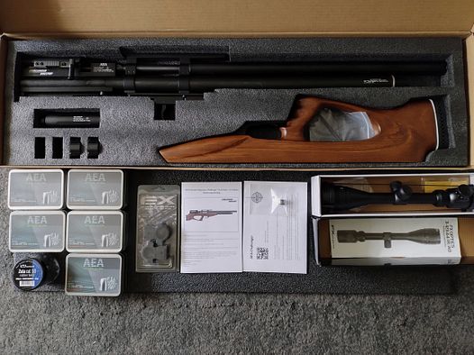 AEA Challenger Kaliber.50 Repetier-Luftgewehr Komplettpaket