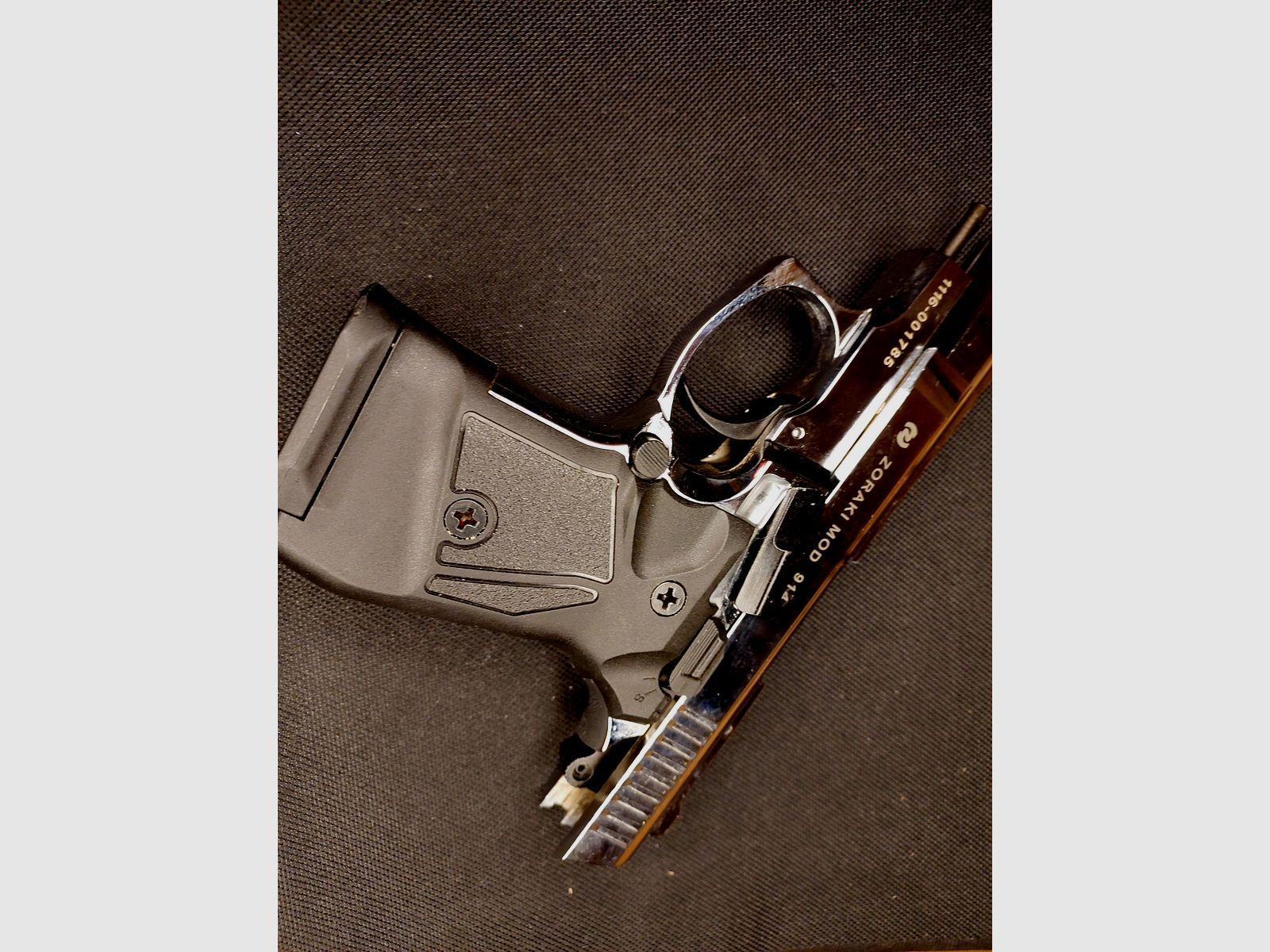 Zoraki 914 blank firing pistol 9mm P.A.K. chrome (PTB 972 !!!)