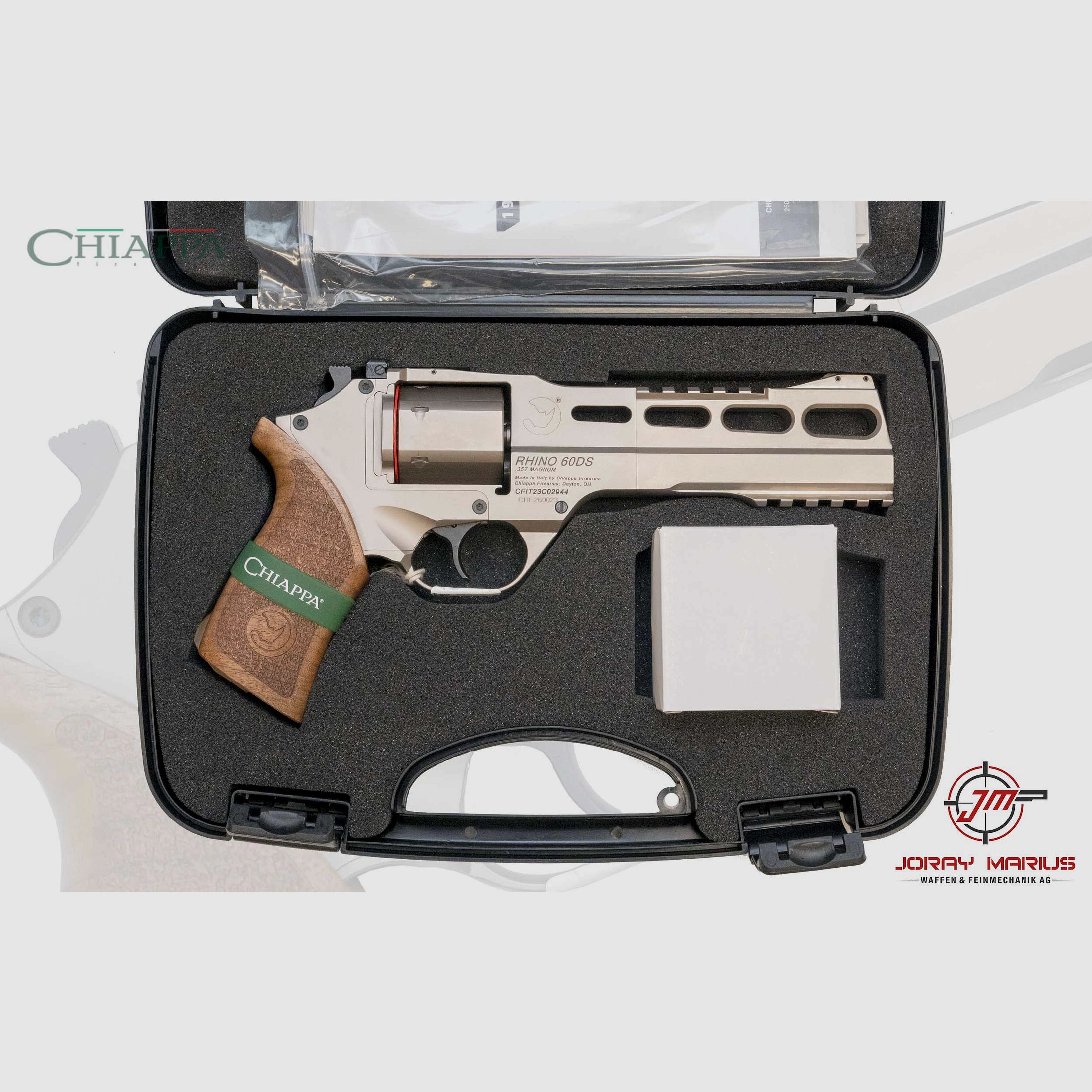 Chiappa Rhino 60 DS revolver .357 Magnum, 6” stainless, image 2 of 2