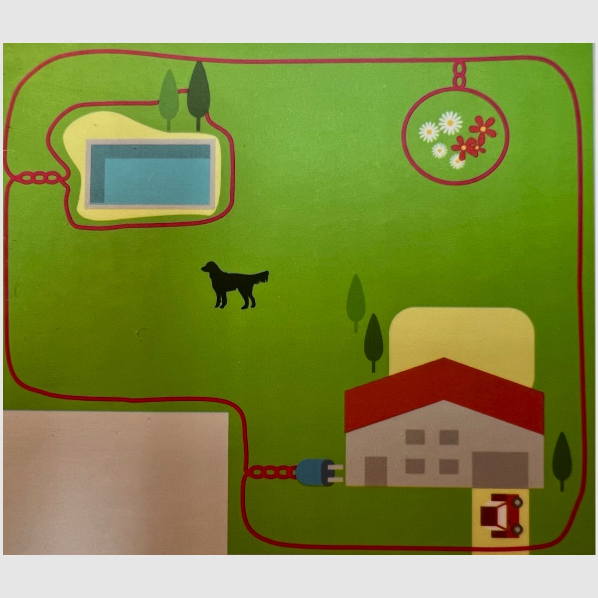 NUMAXES CANIFUGUE Zaunsystem Mix FUG1033