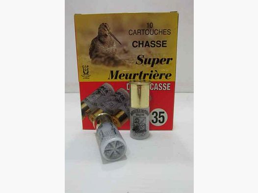 La Meurtrière cartouches 12/70 BJ n°8 et n°10 35g Réservées pour la totalité