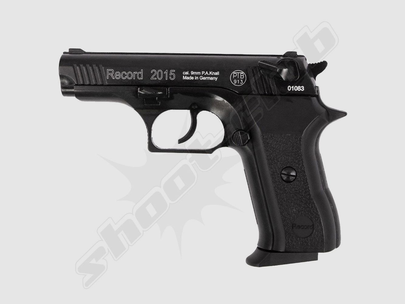 Record 2015 pistolet alarmowy kal. 9mm P.A.K. - oksydowany