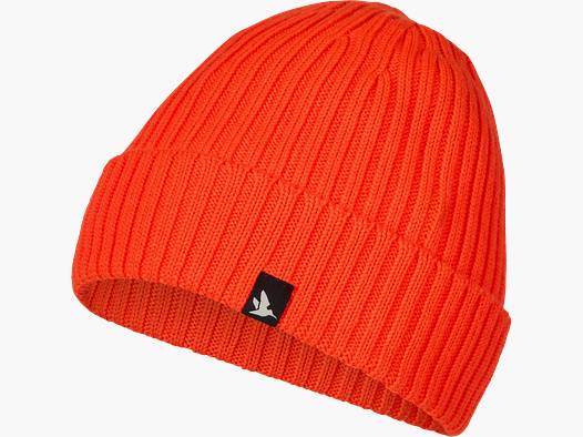 Seeland Norite Beanie Herr Orange blaze