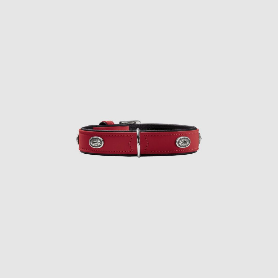 Hunter Halsband Softie Stone Rot/Schwarz S (45)