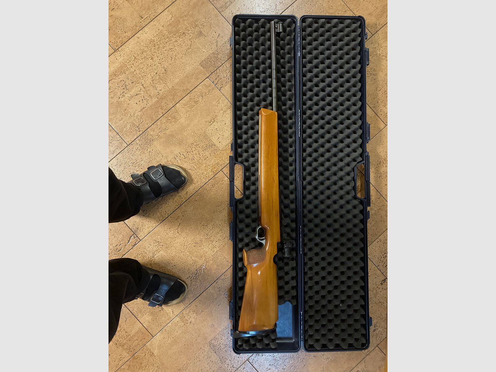 Haenel single-shot M150 standard in .22 caliber with diopter