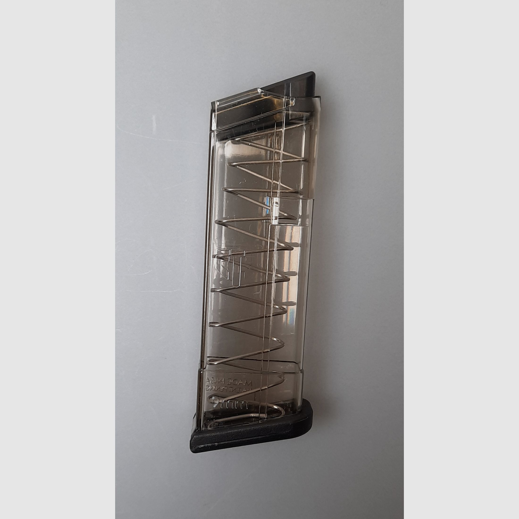 Magazin ETS Glock 43 9mm 8 Patronen, transparent