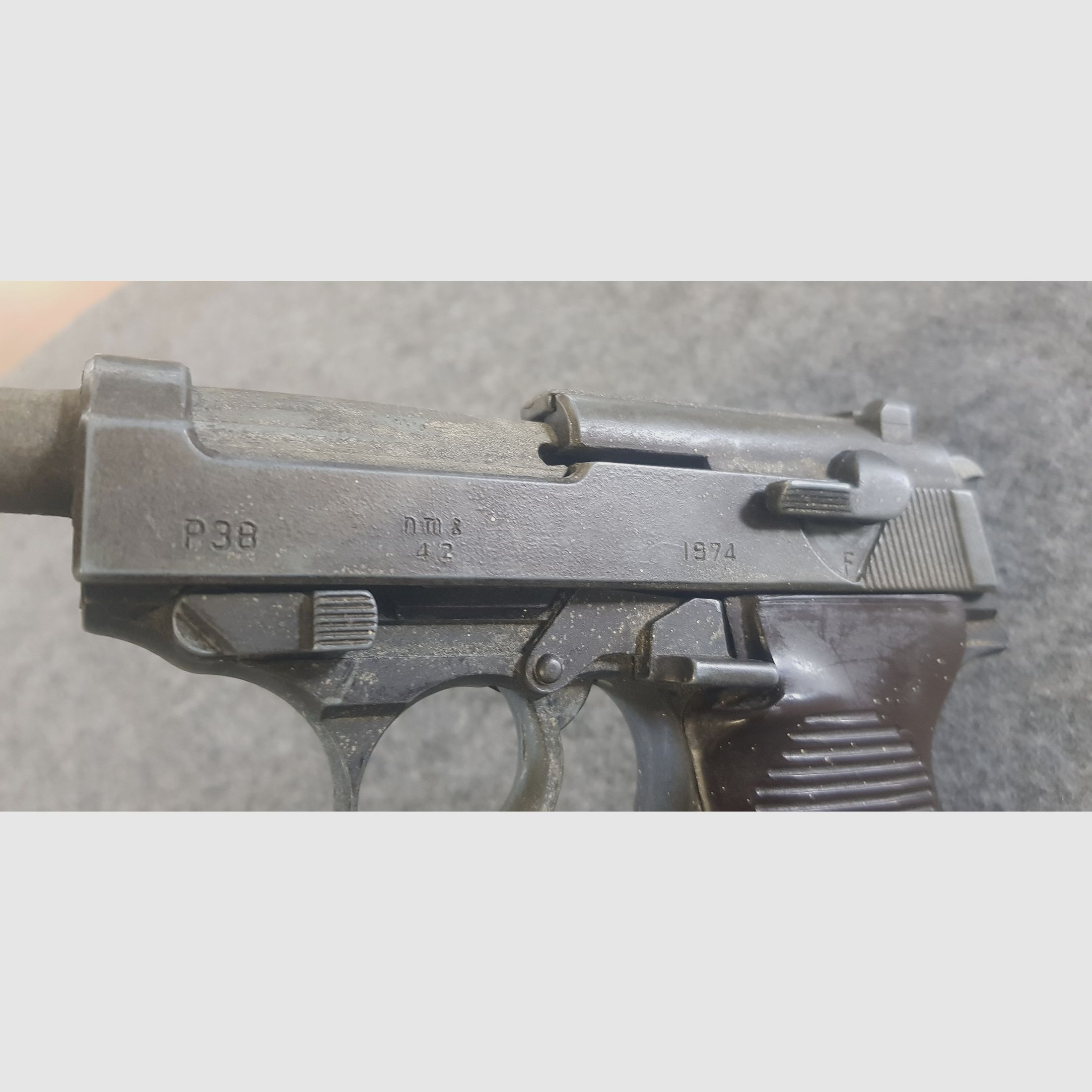 Deko Waffe BKA 51A P38 aus Japan 1974 gefertigt 9mm