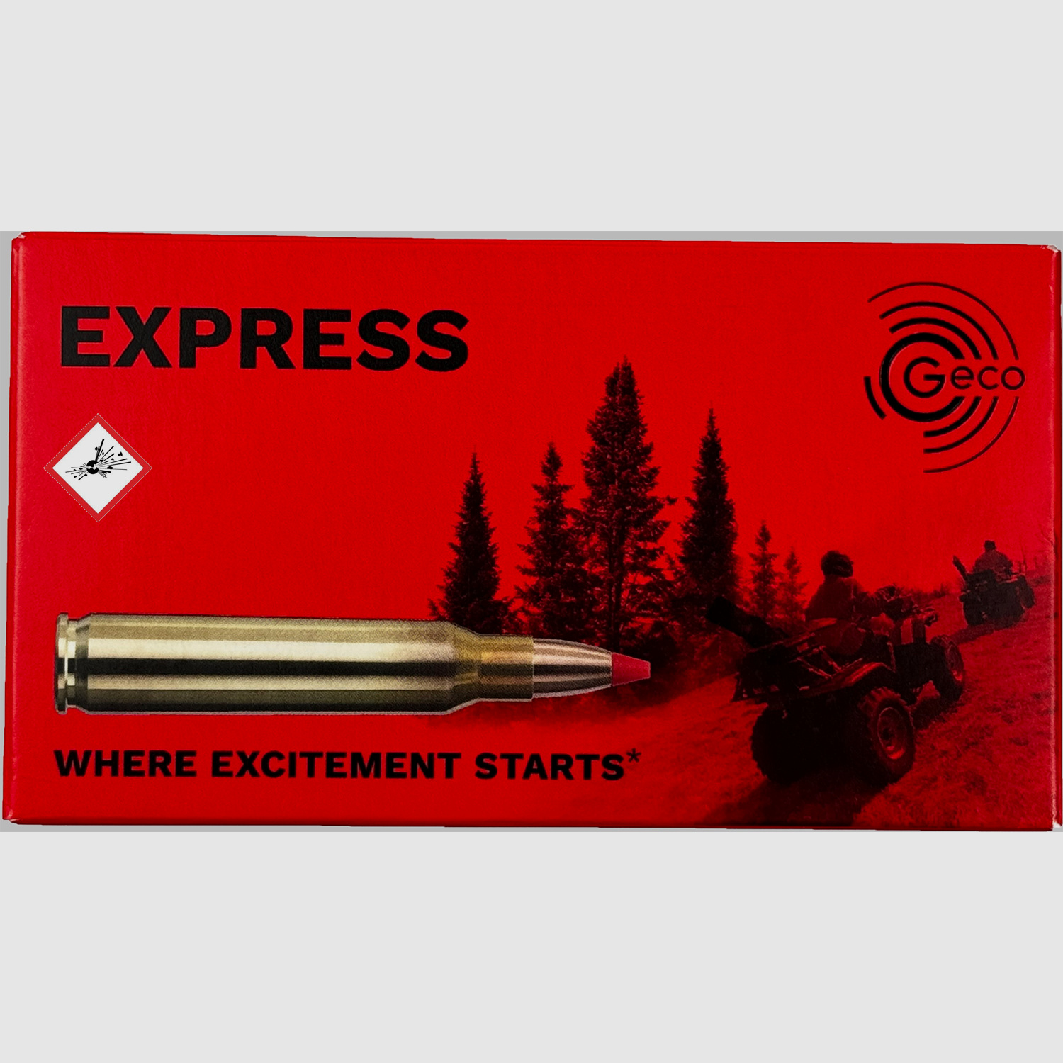 Geco hunting cartridge Express cal. .223 Rem TM 56grs