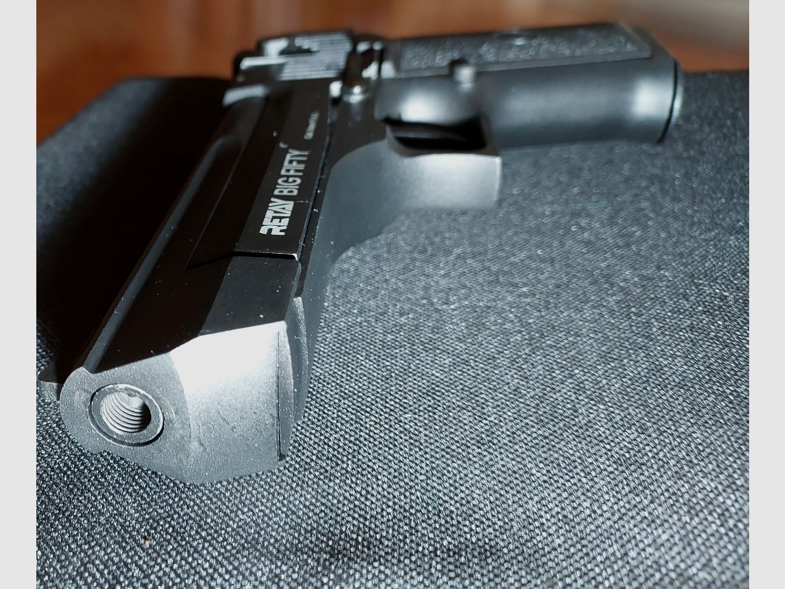 Retay Big Fifty LW pistola a salve 9mm P.A.K. brunita (PTB 1075)