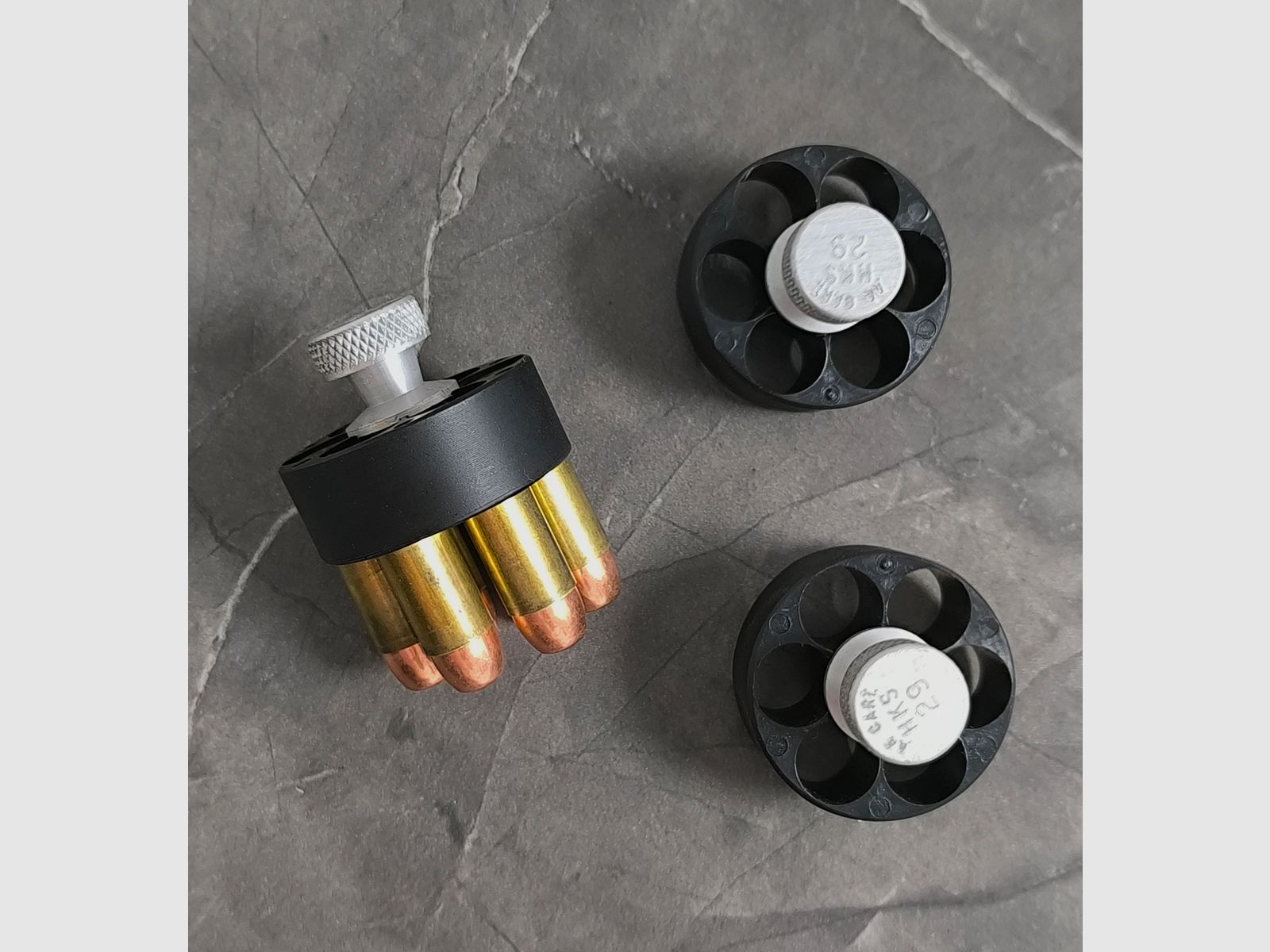 3x HKS 29-M Speedloader .44 Magnum / .44 Special – Accessoires revolver