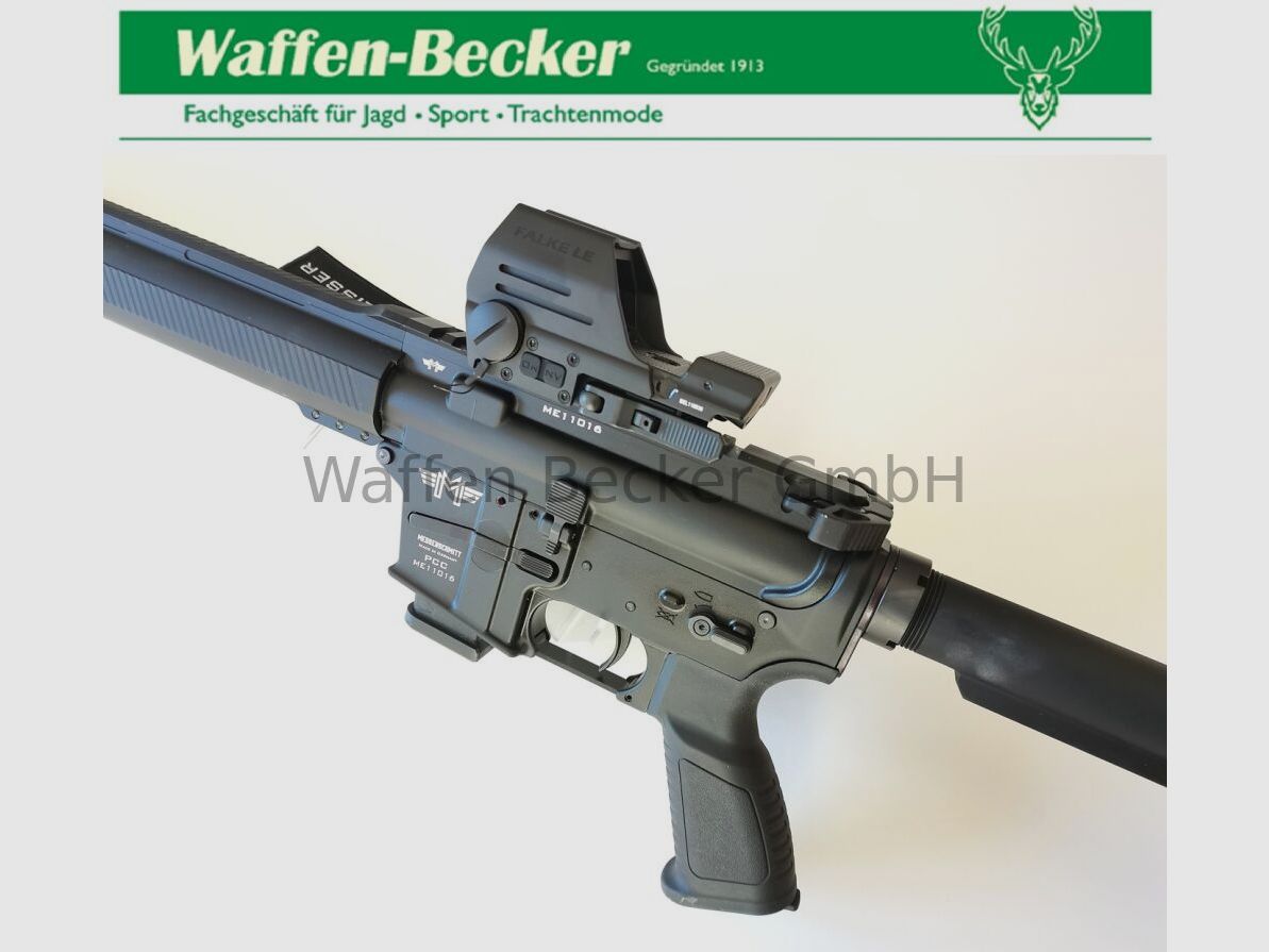 Messerschmitt AR15-9 PCC Cal. 9mm Luger 14,5" + Falke LE