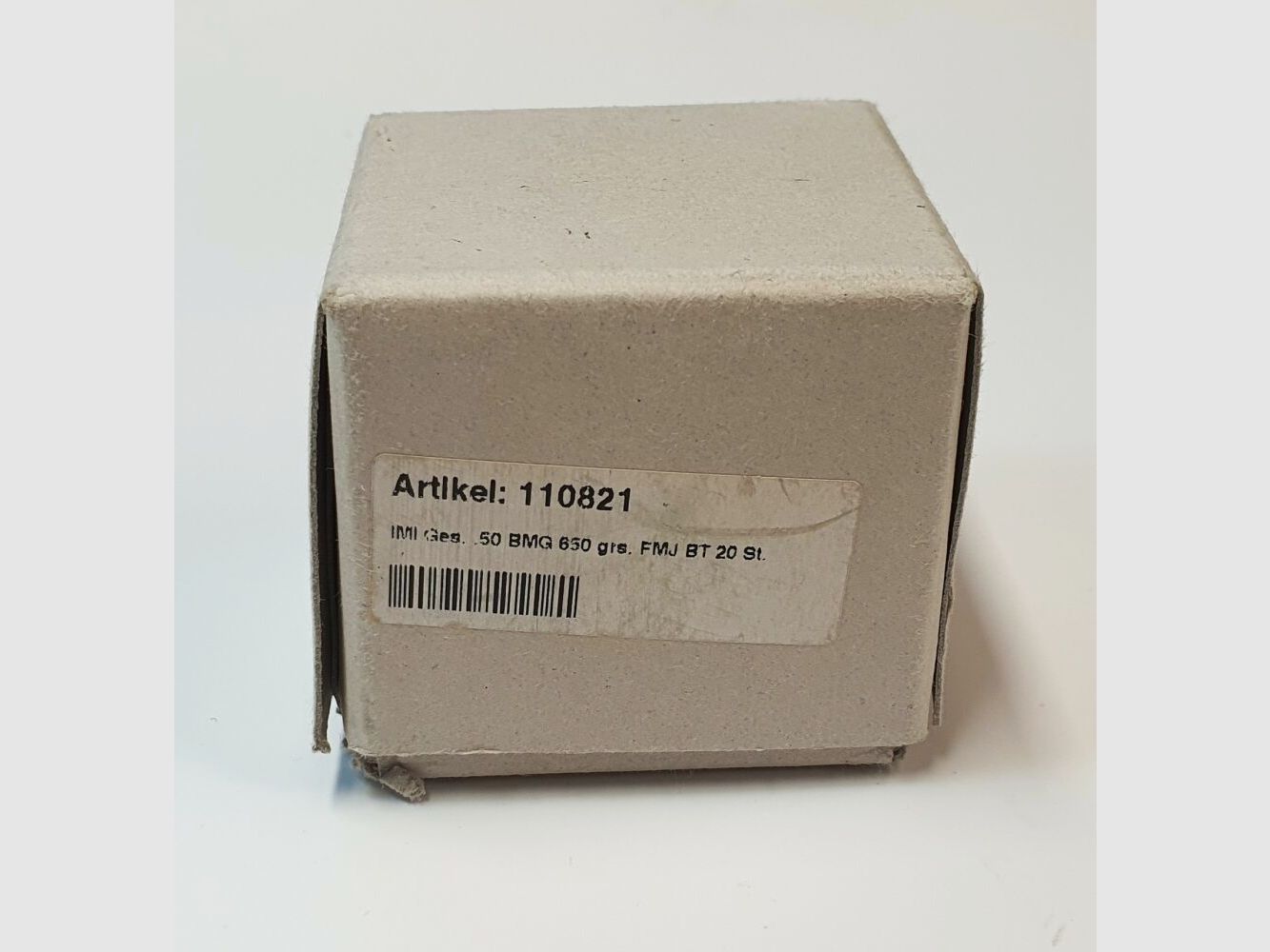 IMI Original Geschosse im Kaliber .50BMG, 650 grs. FMJ BT IMI