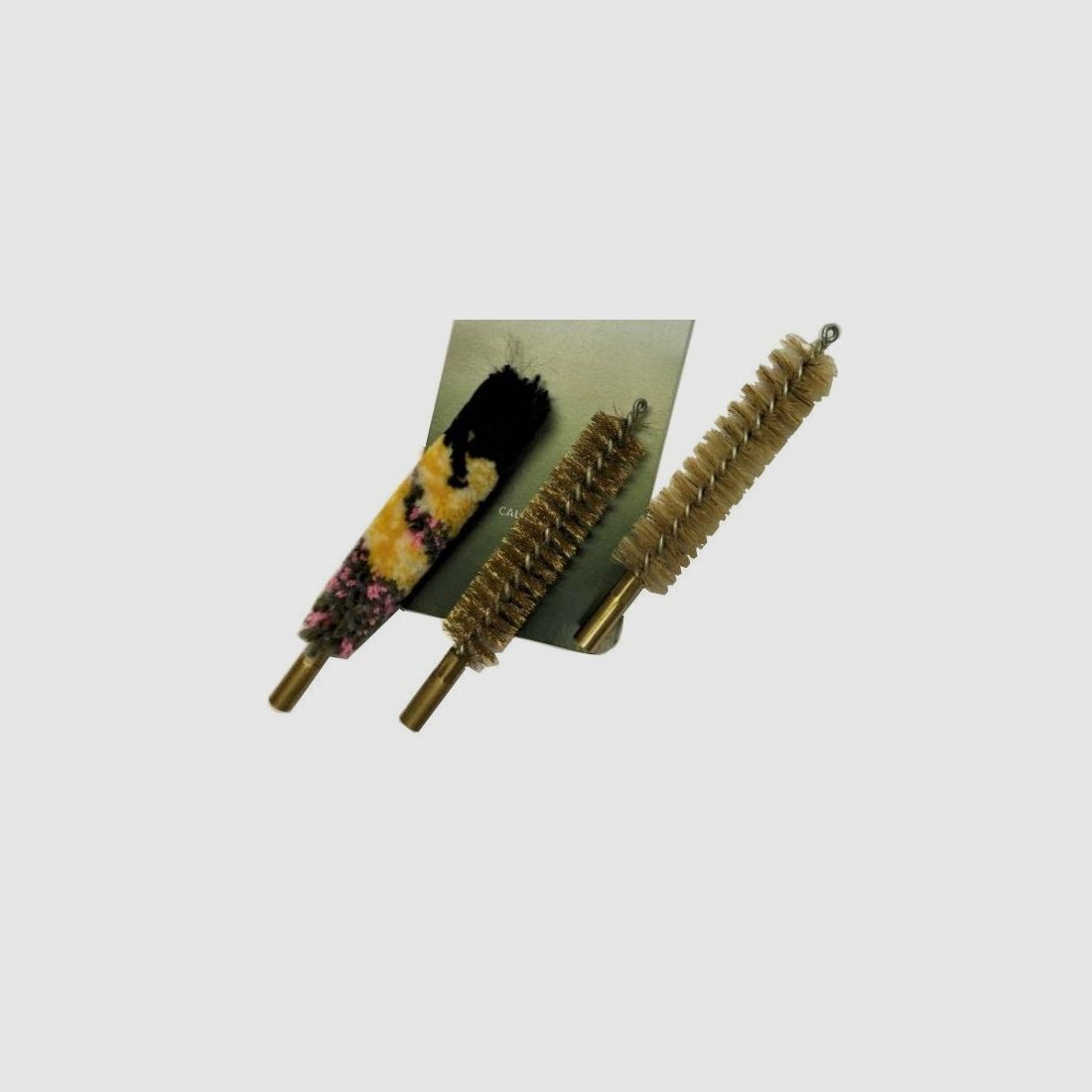 SET 3 BRUSHES .357 WOOL/ BRISTLE/ BRASS