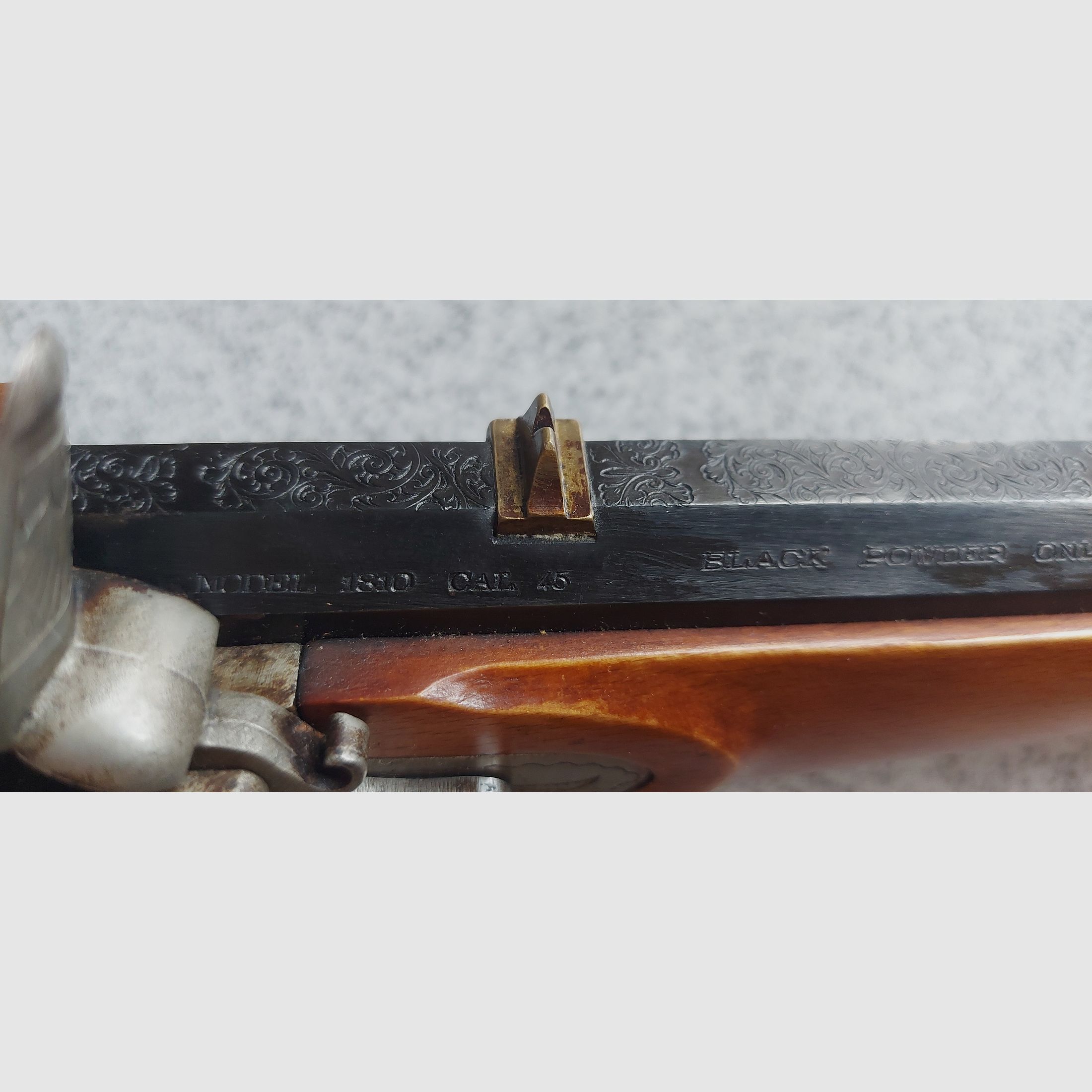Vorderlader Steinschloss Pistole, Model 1810, Kaliber .45