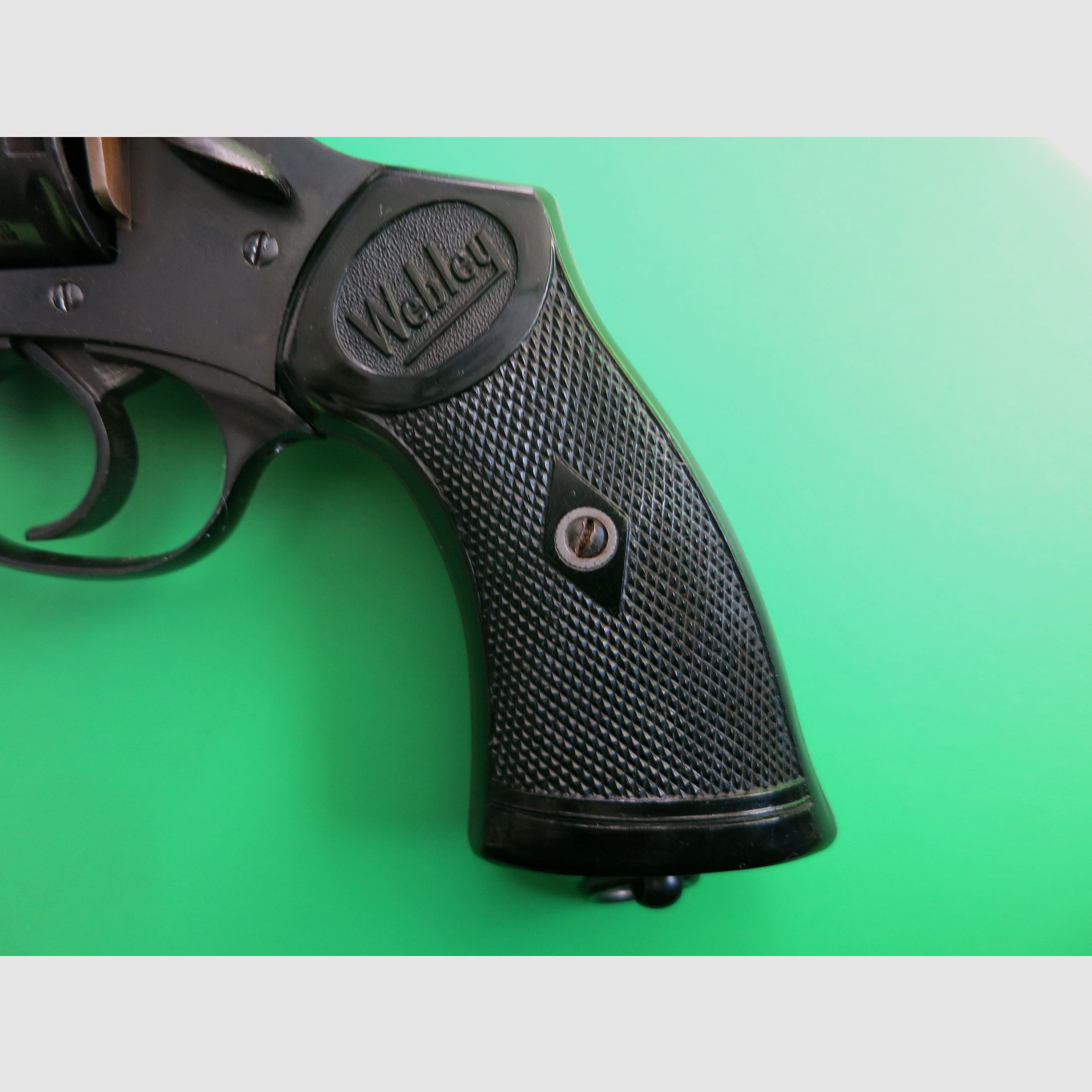 Kipplauf-Revolver  Webley & Scott  Mk IV, Birmingham, Kal. .38, British South Africa Police (BSAP)   #68, Bild 4 von 16