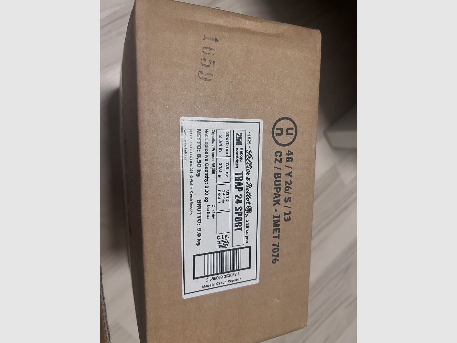 525 schoten 20x70 en 20/67.5 munitie S&B Rottweil Remington