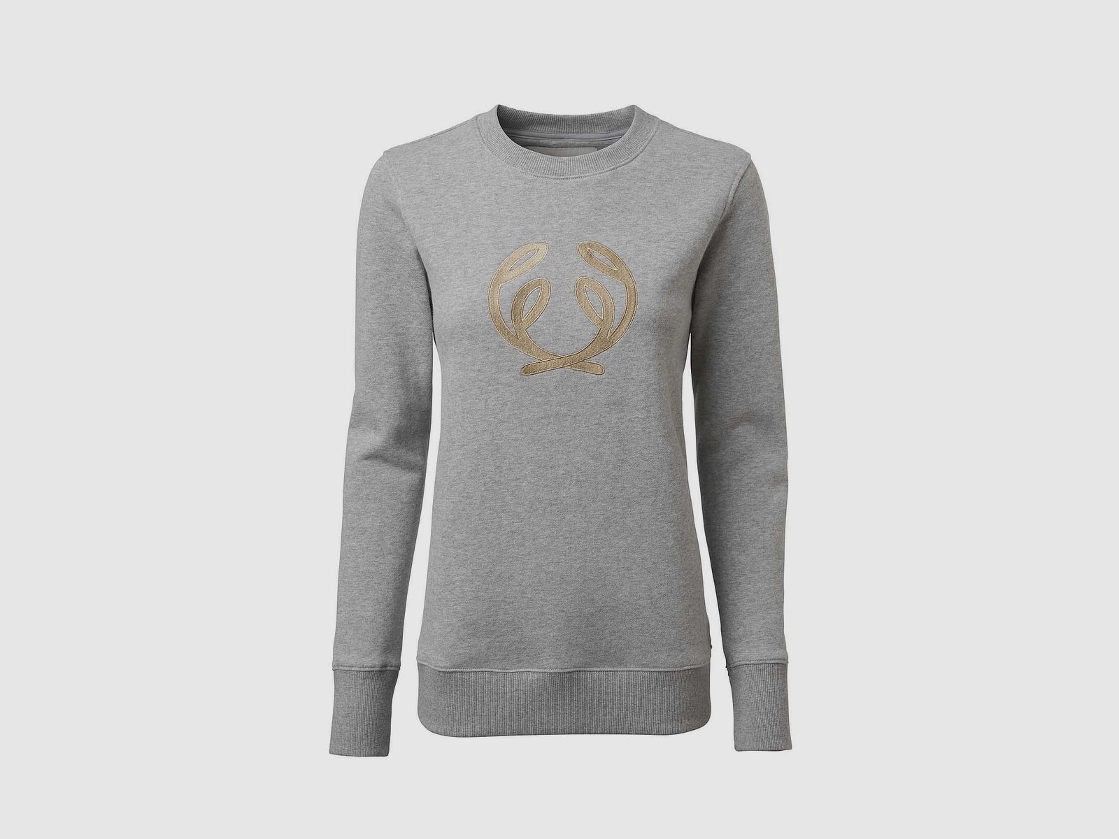 Chevalier Symbol Chemise à Manches Longues Femme, 38W, Gris