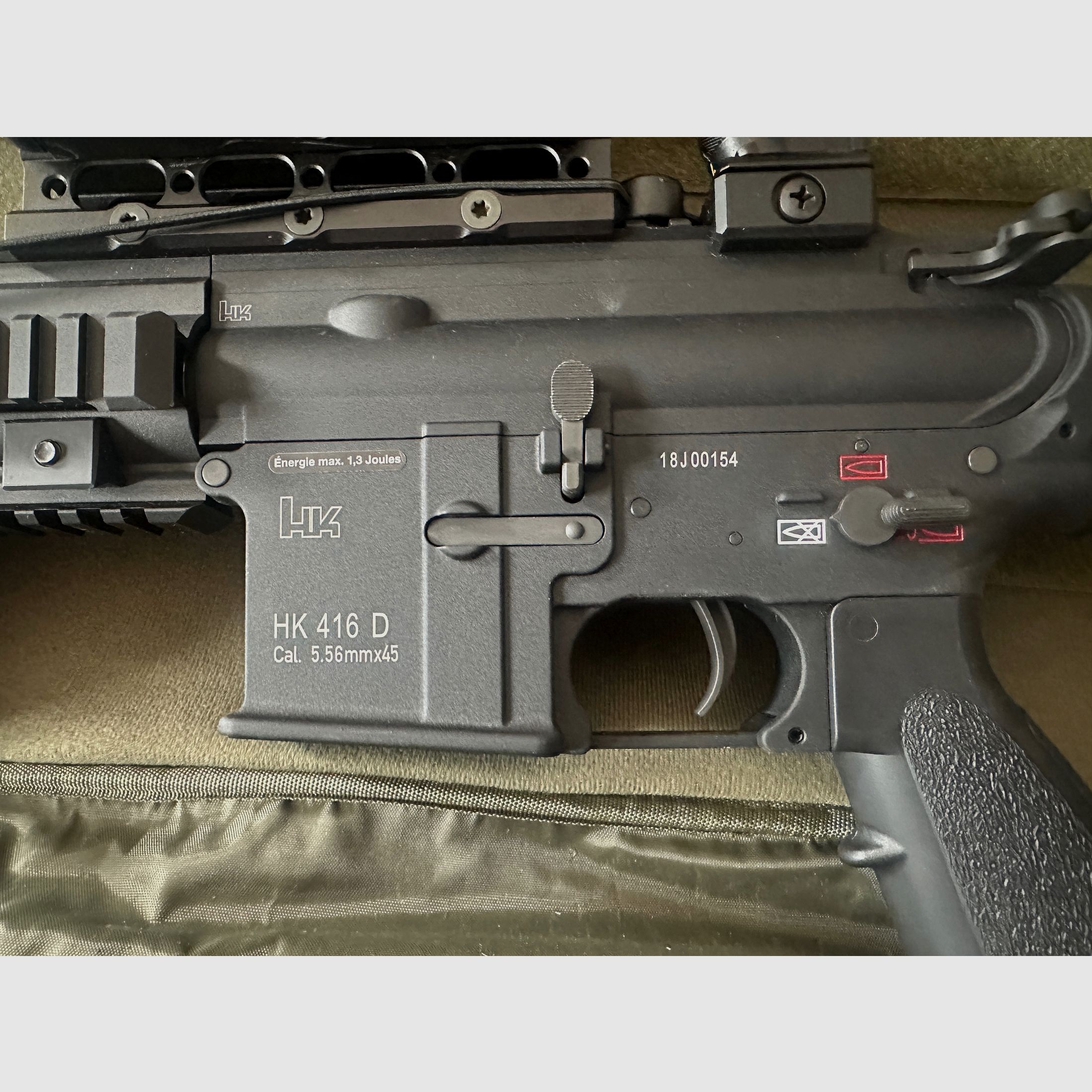 Umarex HK 416D CQB S-AEG  Einsteigerset 1,3J Vollmetall