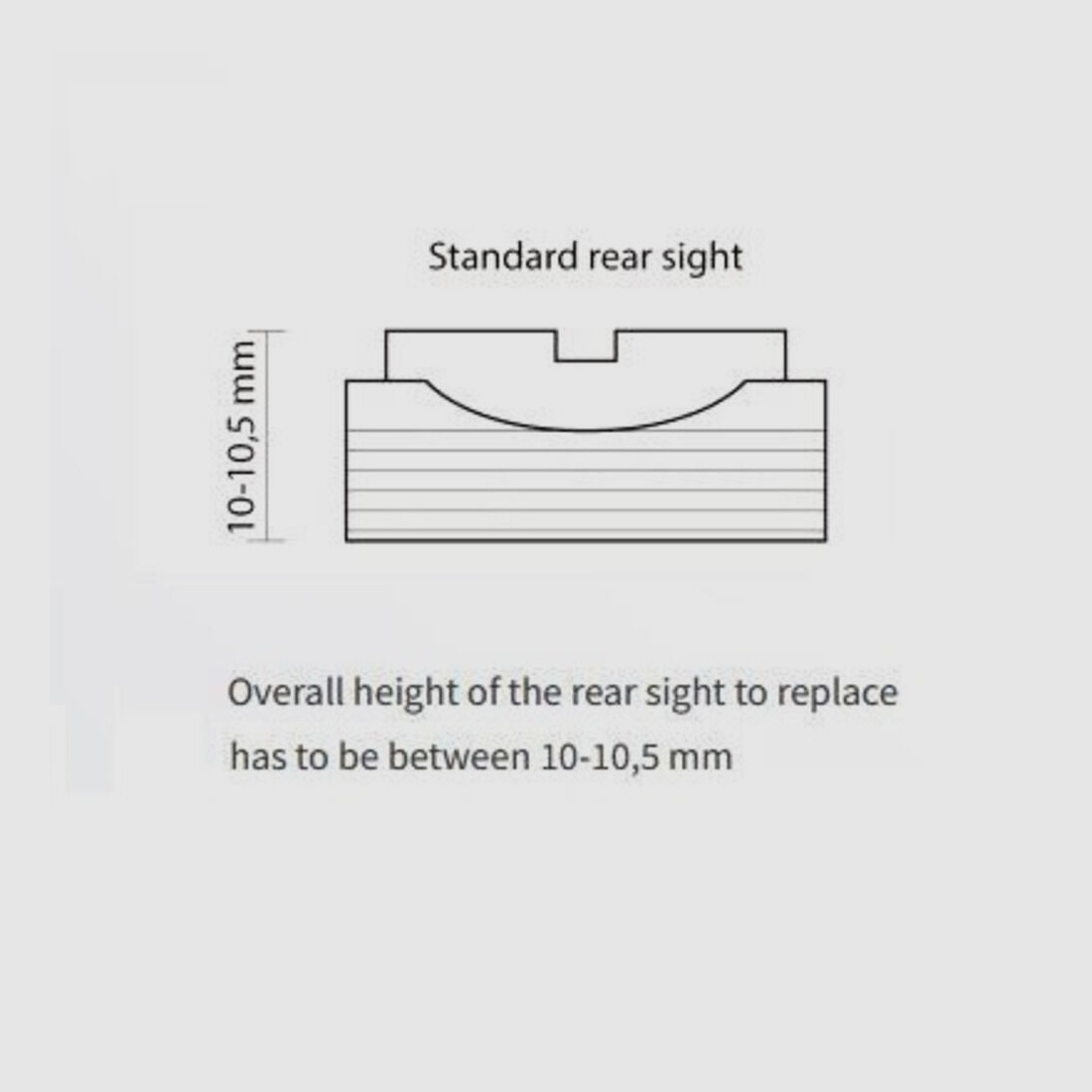 LPA TXT Viseur noir Fiber S&W K/L/N/X