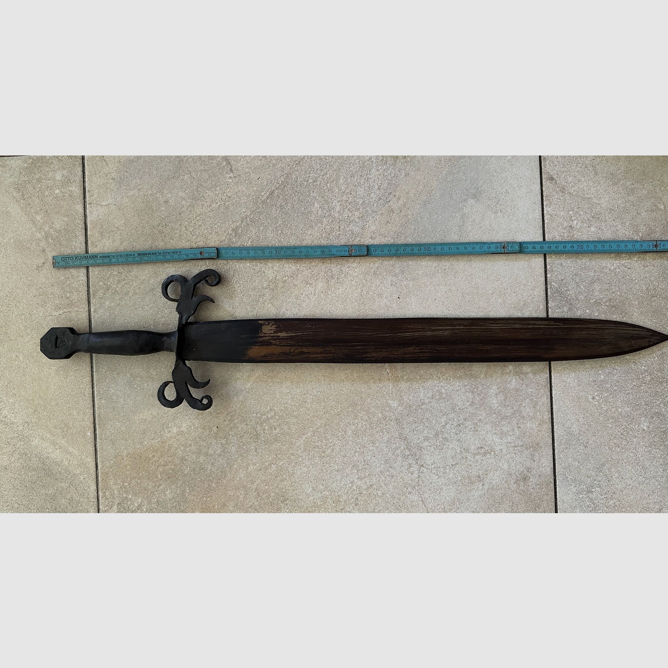 geschmiedetes Schwert - 80 cm lang