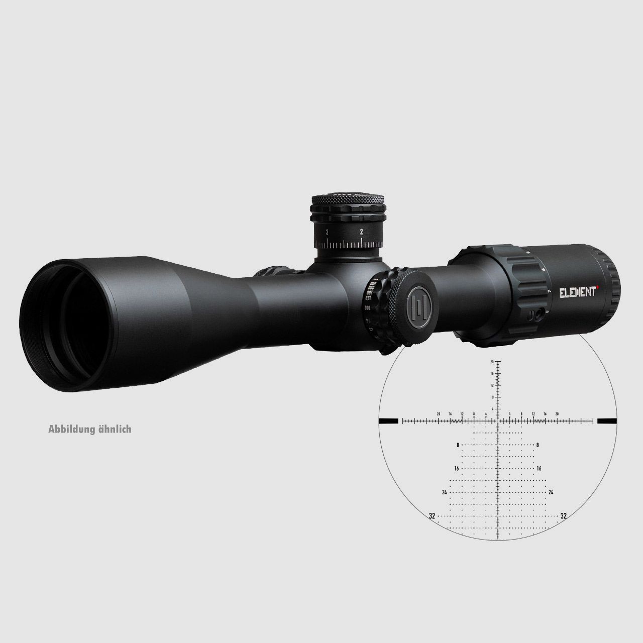 Zielfernrohr Element Optics Helix 4-16x44 FFP, Absehen APR-2D MOA, 30 mm Tubus, Seitenfokus