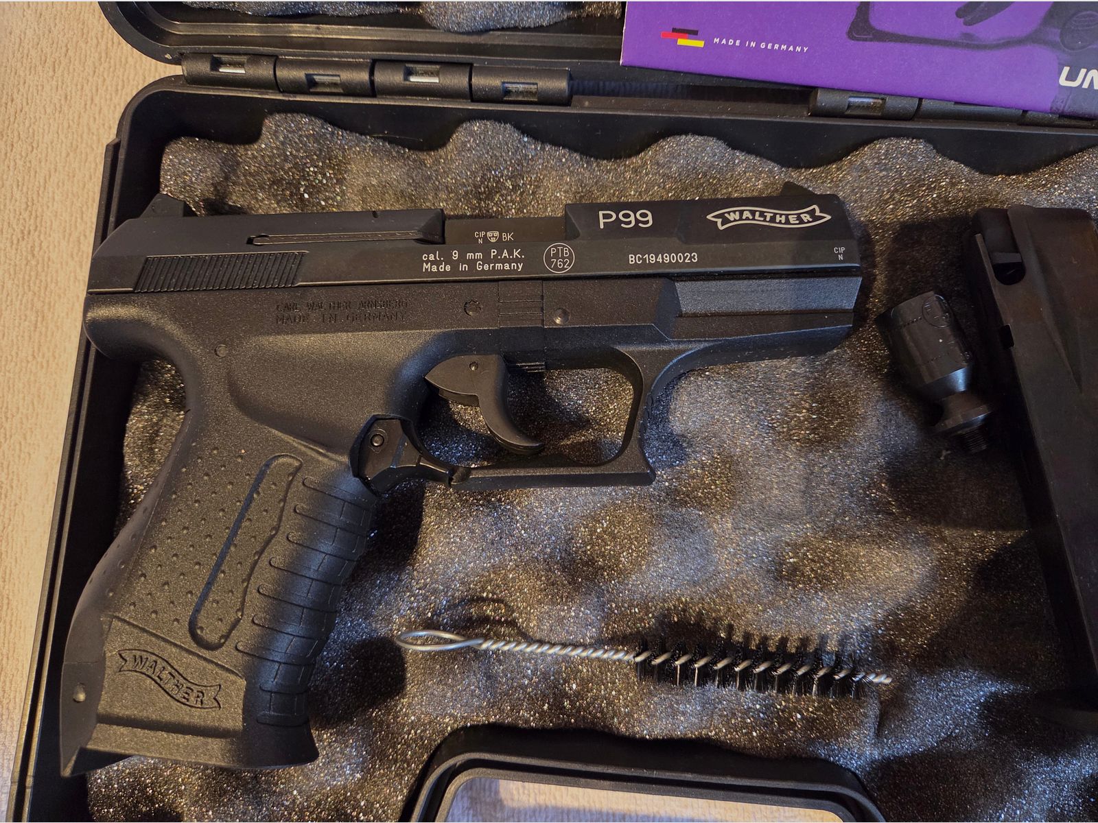 Walther P99 Schreckschusspistole 9 mm P.A.K. Schwarz