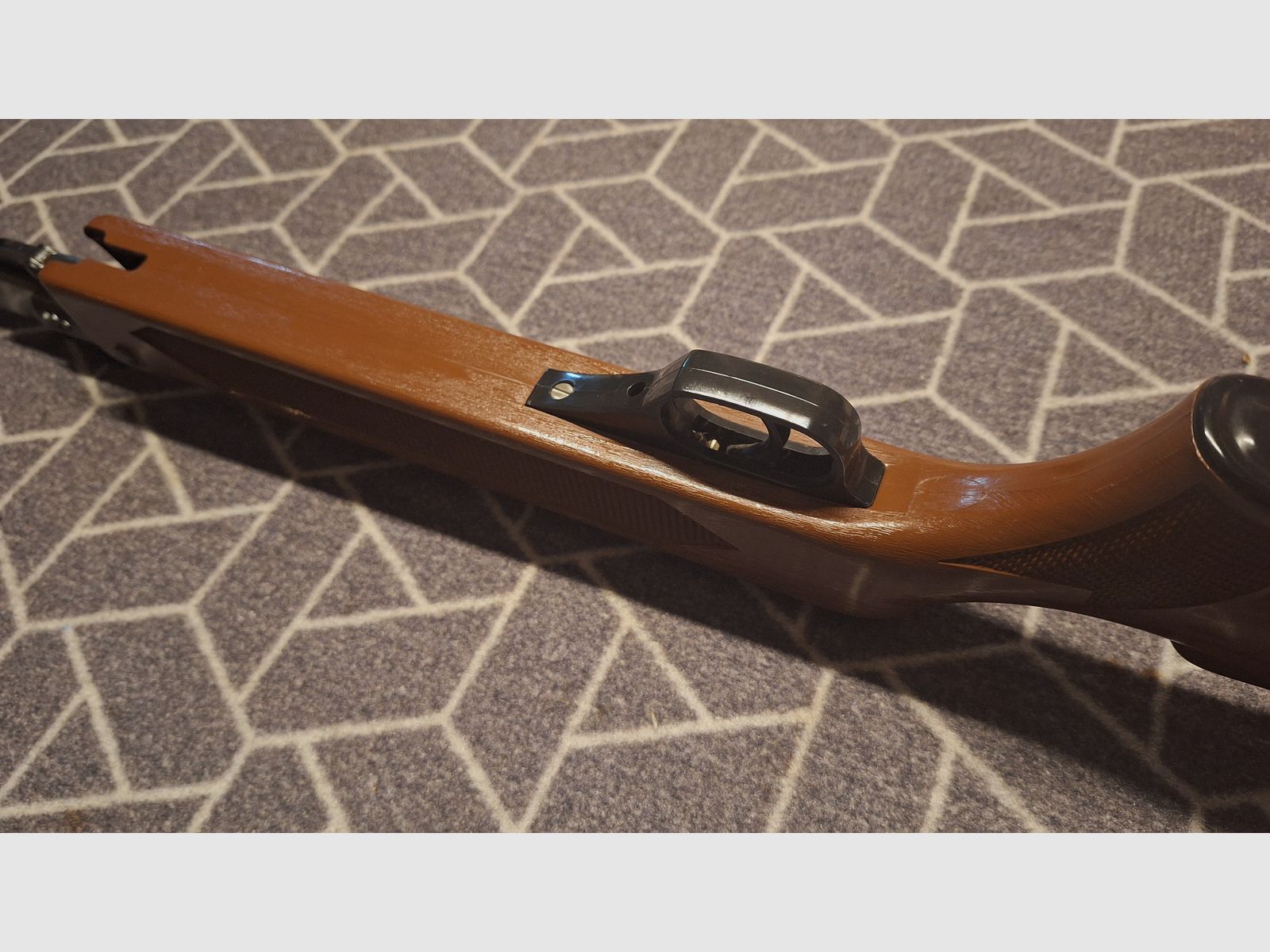Haenel 304 Scornater stock reddish brown grained! TOP CONDITION!