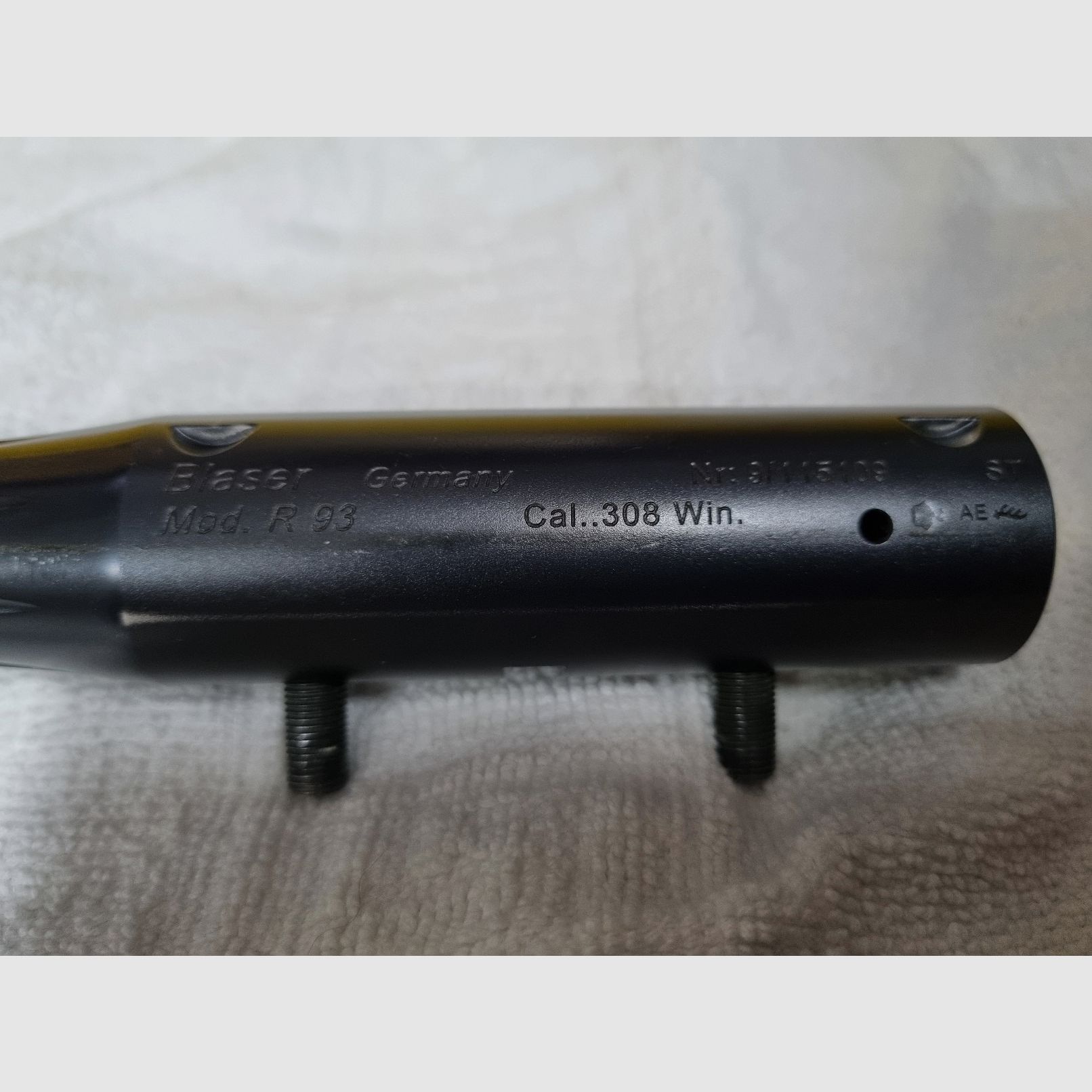 Wechsellauf R93, .308Win, Länge gesamt 52cm, kanneliert, mit Visierung, 