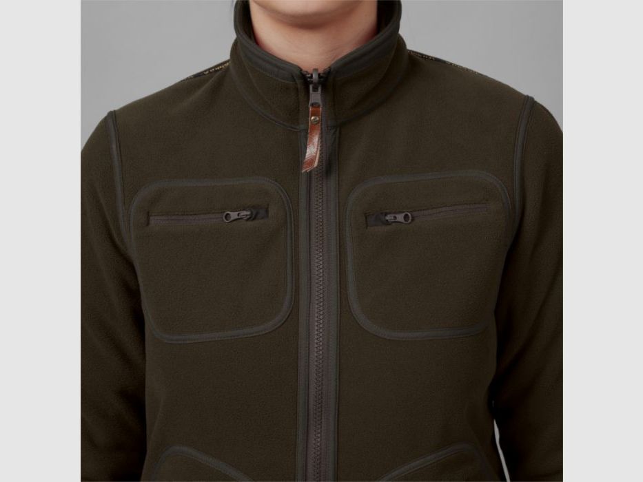Härkila D-Fleecejacke Kamko | brown/red, Bild 13 von 16