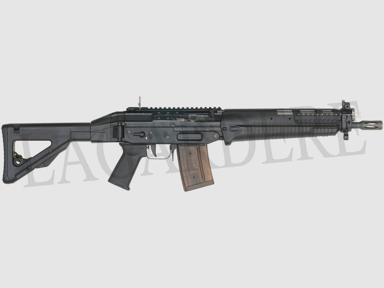 SAN SWISS ARMS SG 551-1 SB RAIL SCHWARZ GEBRAUCHT (SEMI-AUTOMATISCHES STURMGEWEHR)
