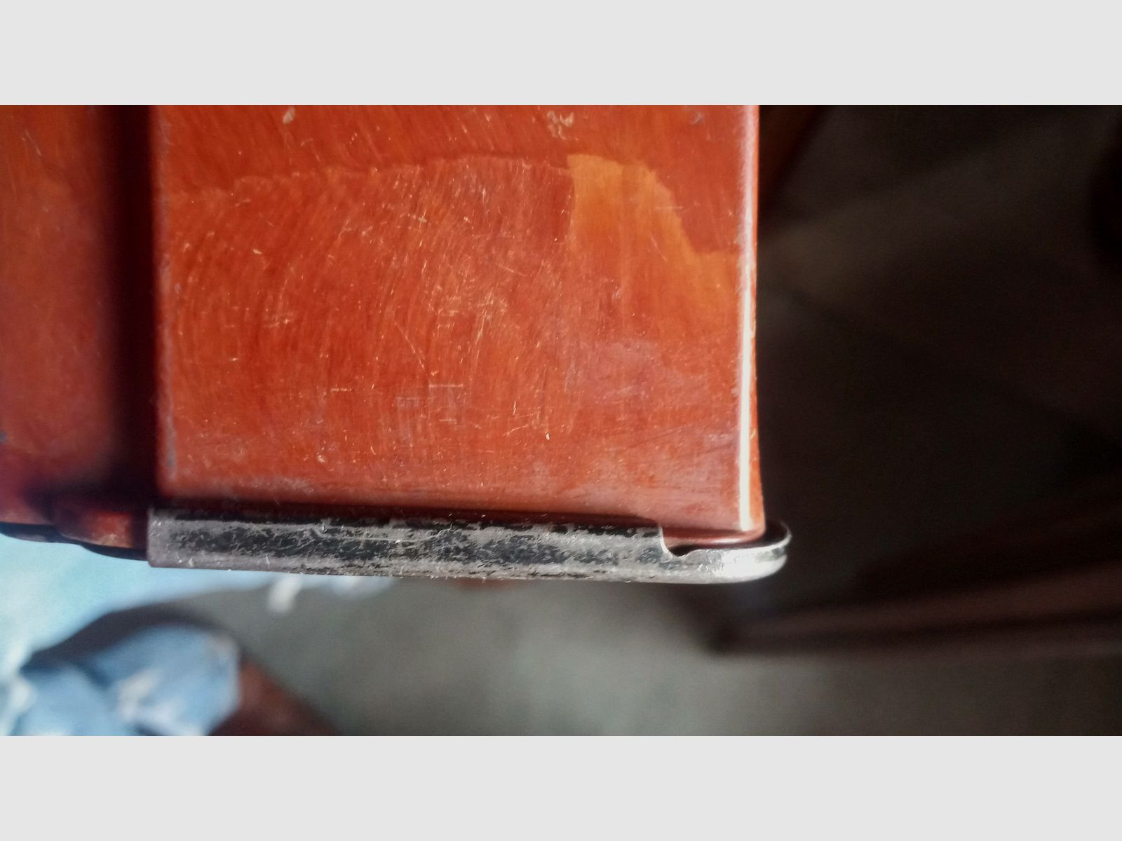 ost-deutsches MPi-74 / AK74 Deko Magazin aus AG4 Glasfaser Bakelit (unbrauchbar/deaktiviert)   // DDR NVA / Yunker