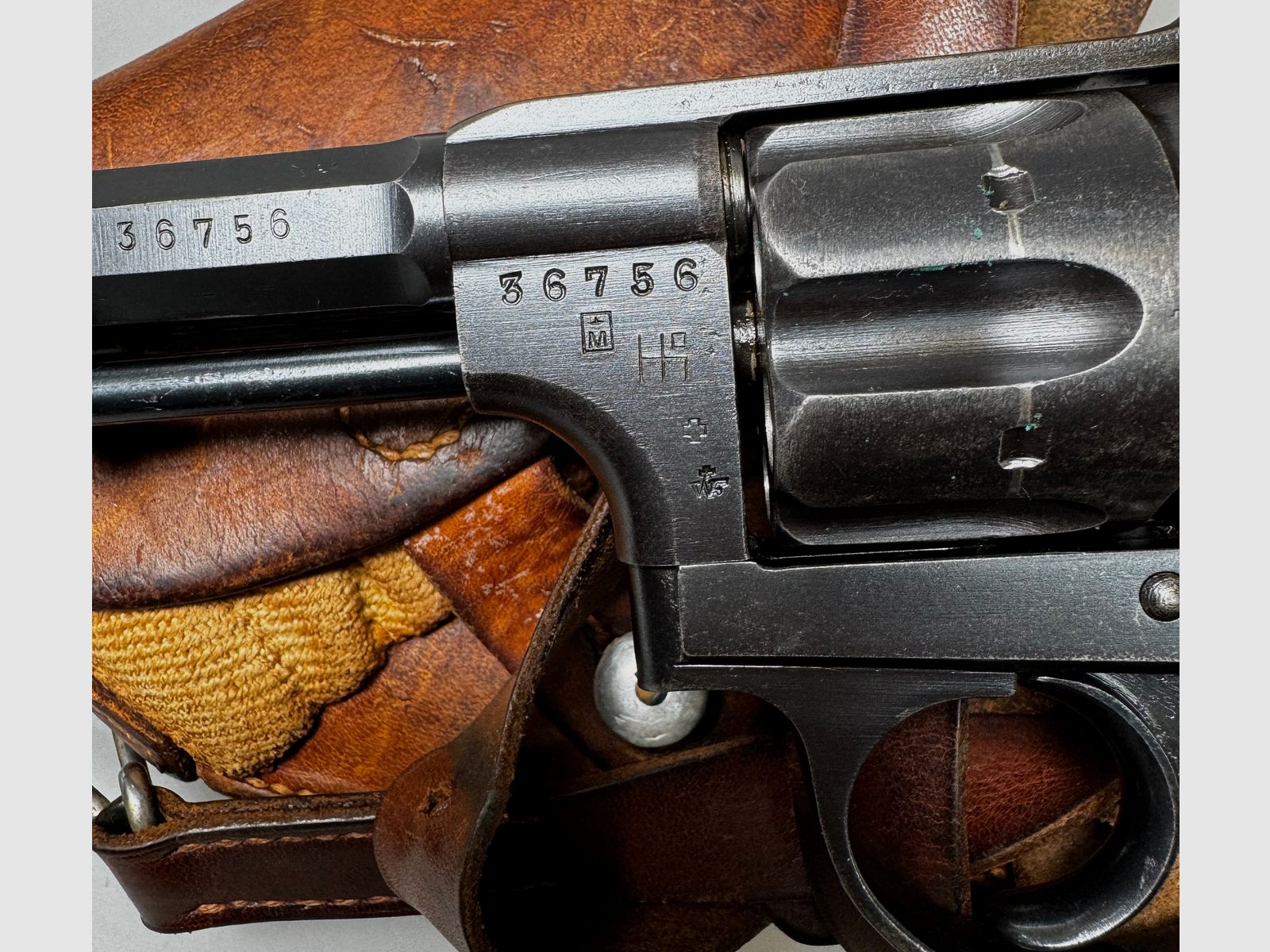Revolver W+F 1882 7.5mm Rev.82 Occasion SNR: 36756, Bild 2 von 4