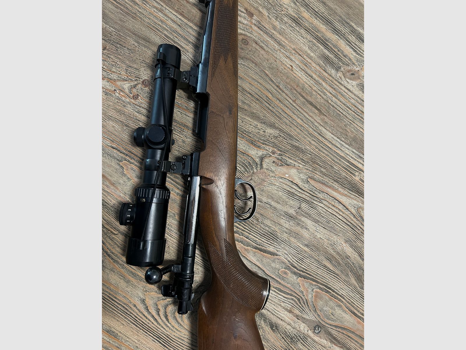 AKAH Rep. Büchse K98 7x64 mit Zielfernrohr RWS Premium 1.25-4x24