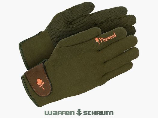 Pinewood Handschuhe Stretch Extreme Mossgreen/Dark Brown