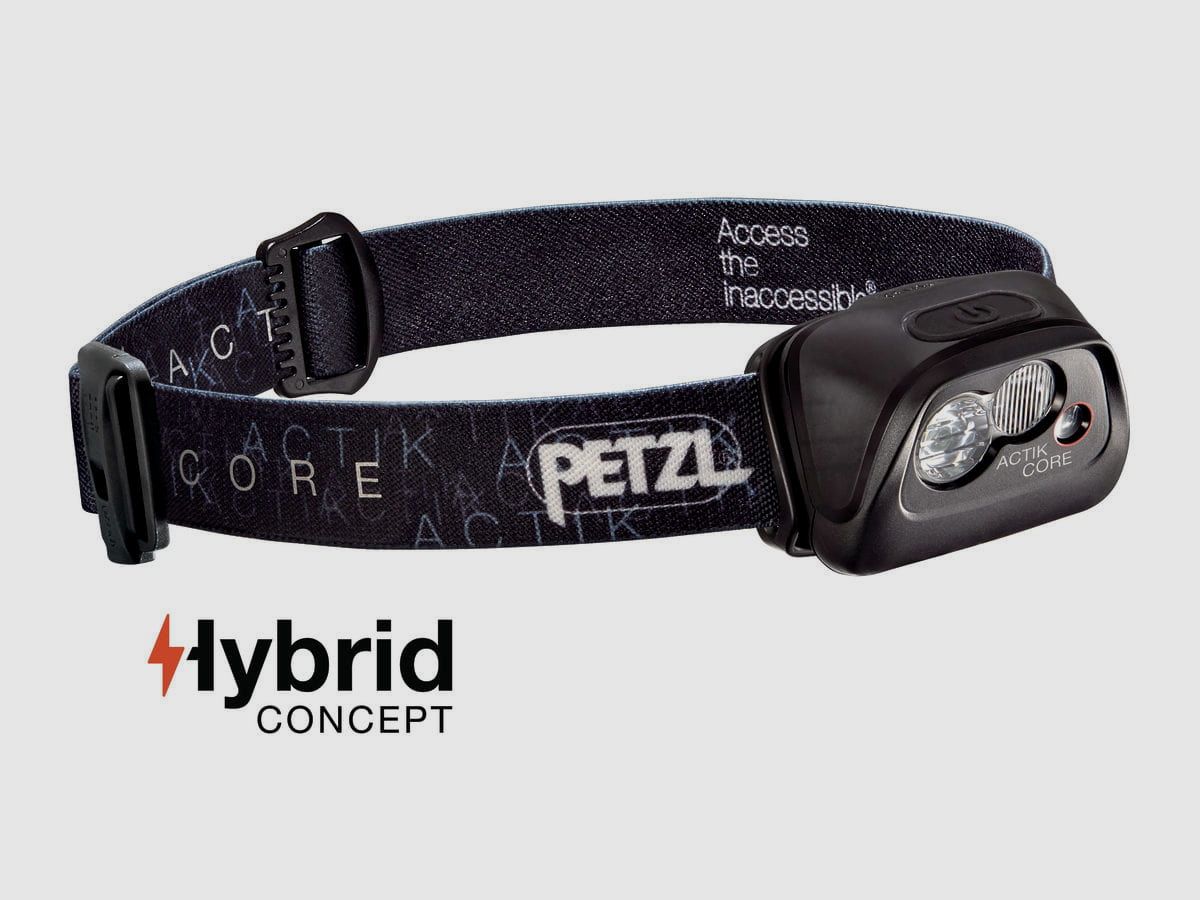 Lampada frontale Tactikka Core Petzl Nera