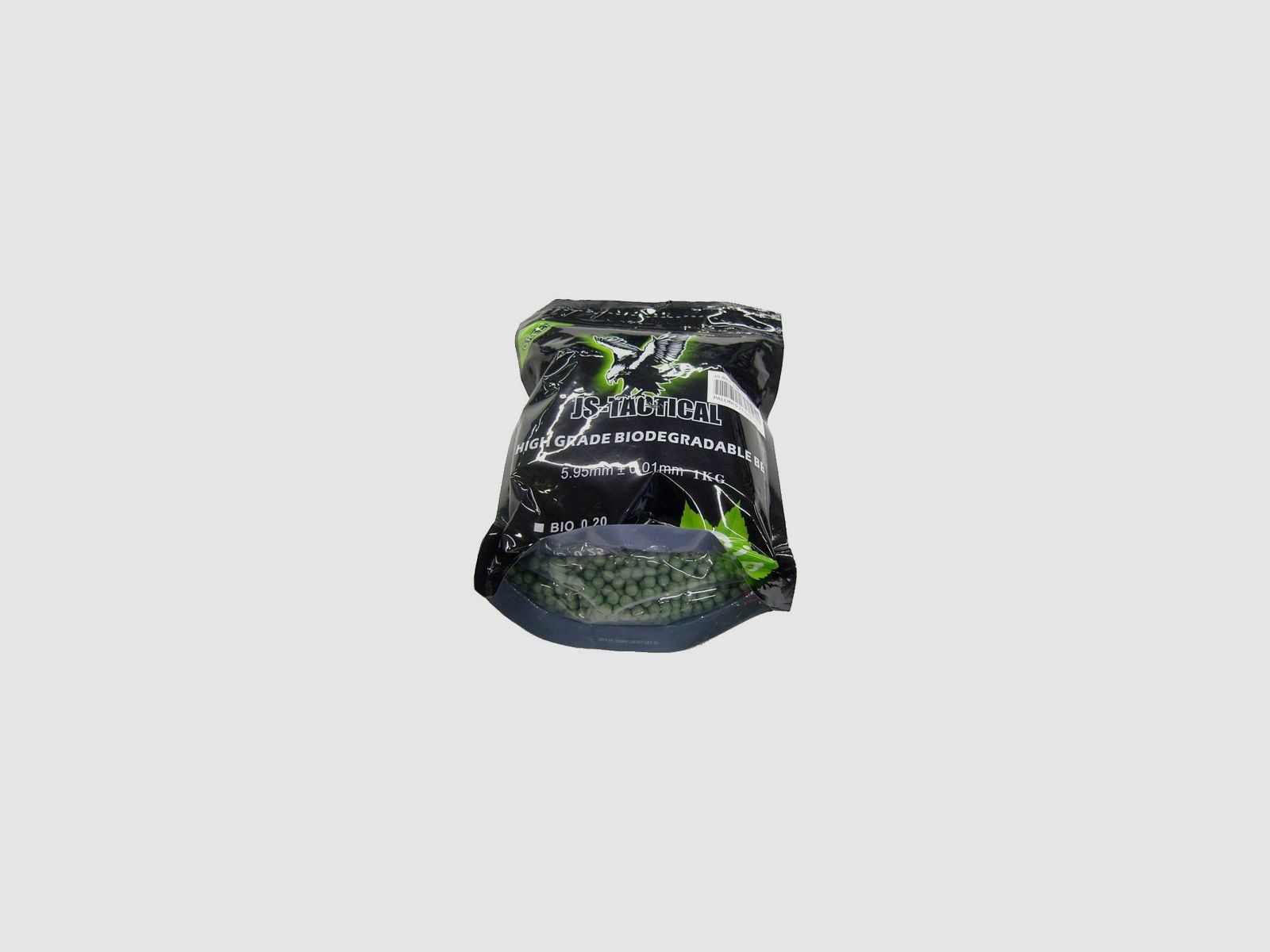 Biologisch abbaubare Kugeln 6 mm Js tactical 0,25 g 4000 Stk grün, Bild 2 von 2