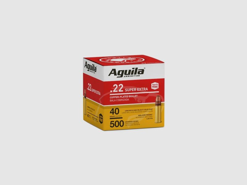 Aguila Super Extra High Velocity .22 LR 40GR LRN SP 500 Patronen