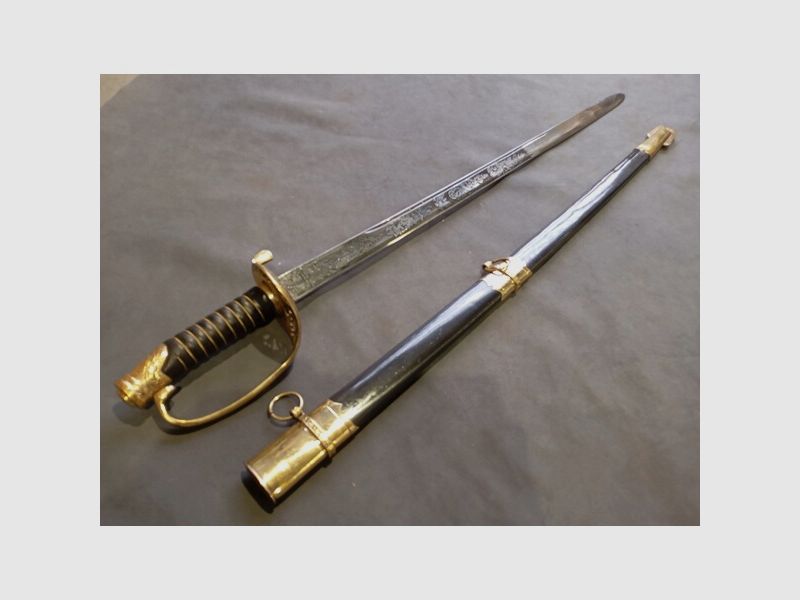 US Degen Säbel 1850  " pluribus " mit tollen Verzierungen