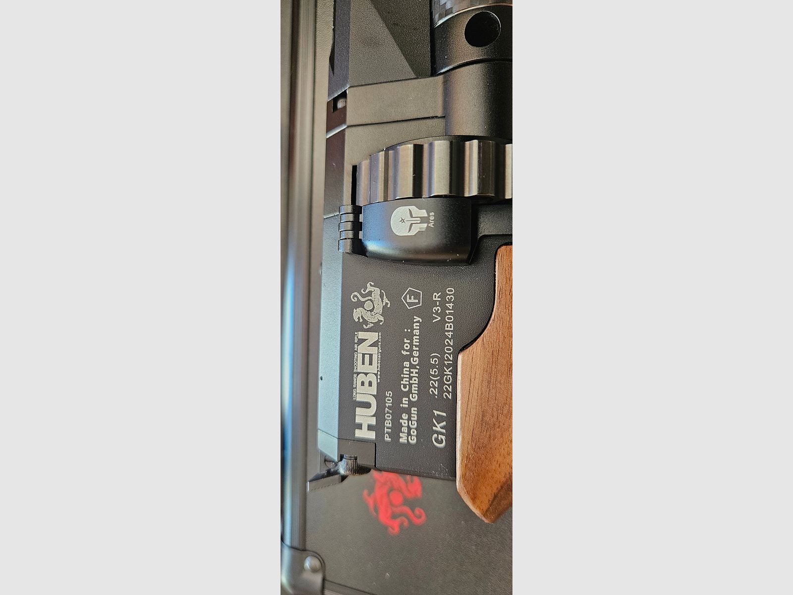 Huben Gk1 van GoGun met accessoires