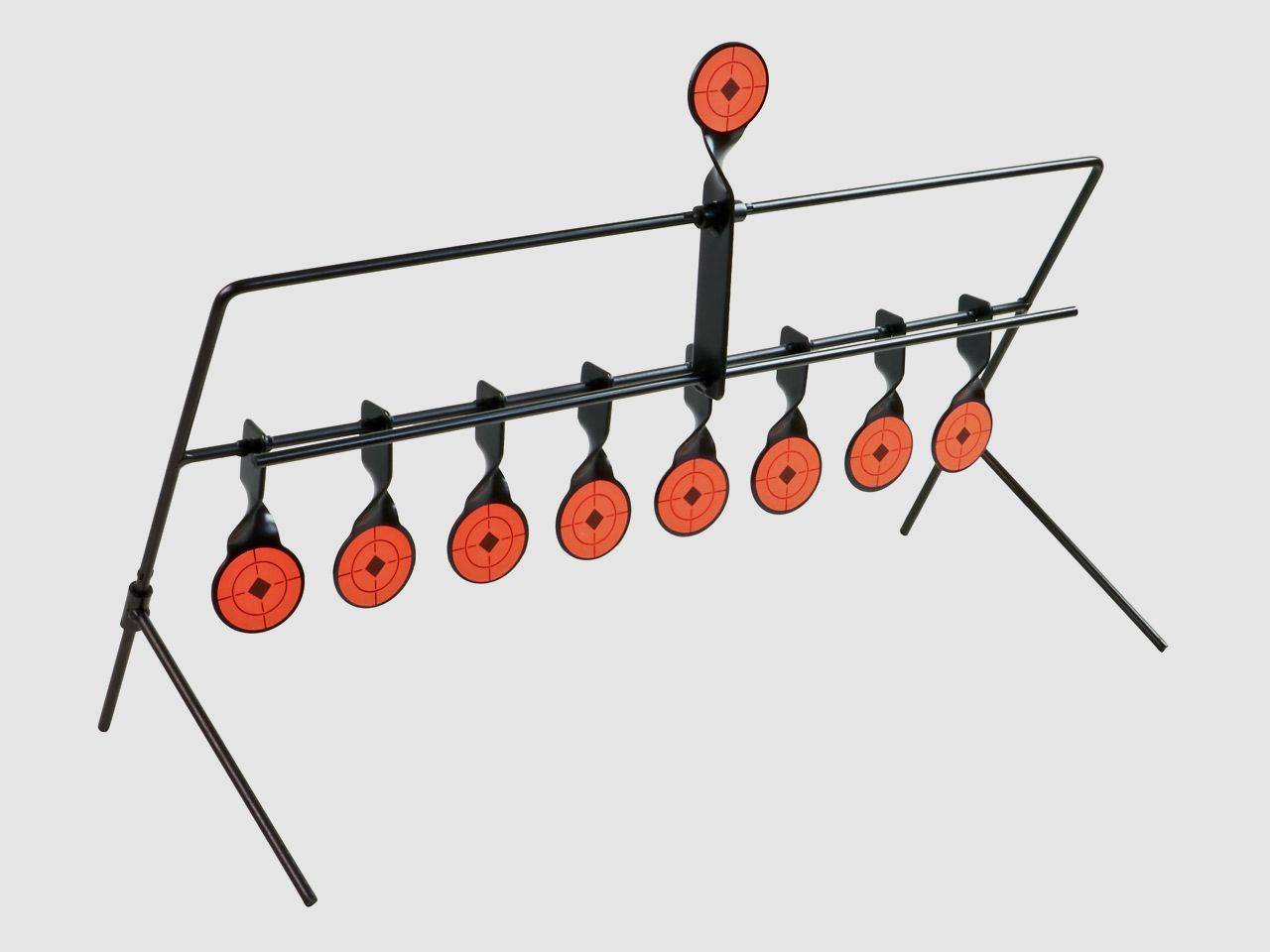 Pendelzielanlage First Strike Eight Targets 8 Ziele orange Metall