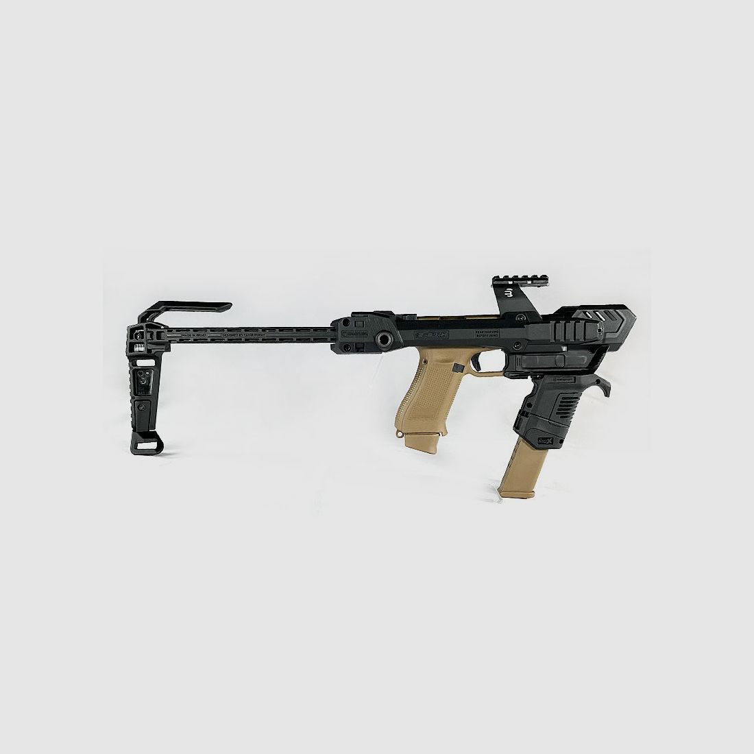 RECOVER GLOCK Conversion FULL Kit SPRO MG Calcio Pistol 1-colore Nero