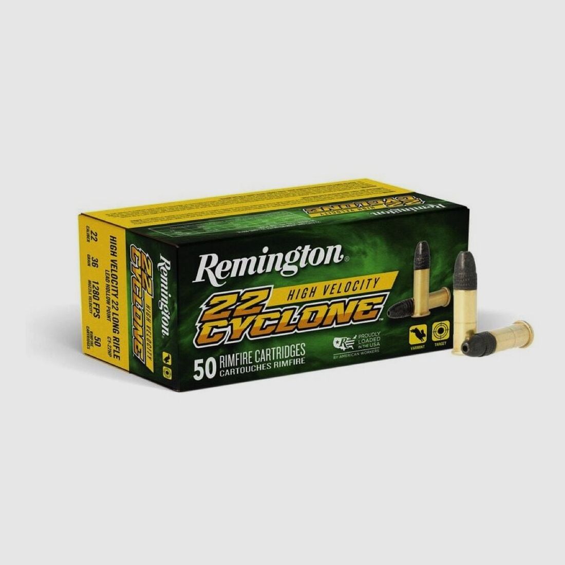 Remington Cyclone LHP 36grs 50St .22lr