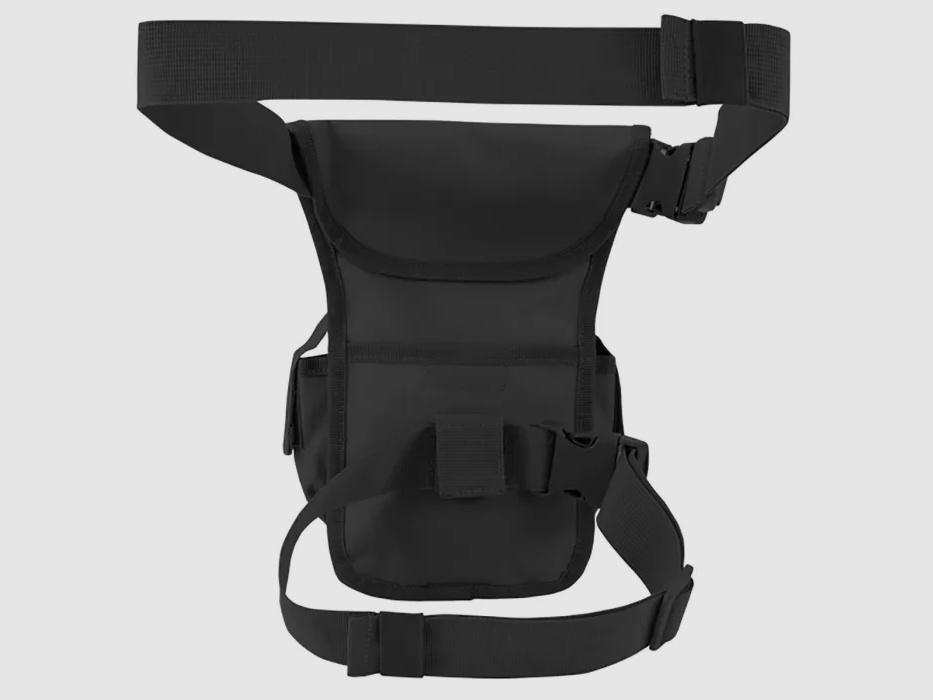 Hüfttasche mit Oberschenkel-Befestigung "Side Kick Bag" - Schwarz