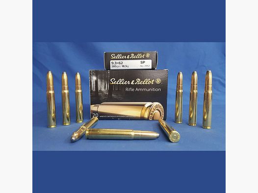 Sellier&Bellot 9,3×62 Palla a punta morbida 285grs 18,5g