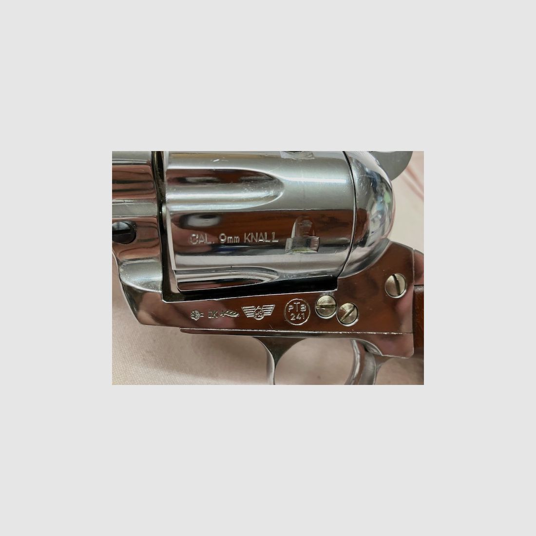 Texas Scout Frontier 9mm K, PTB Nr. 241 - Gunfighter Ausführung (kurze Ausführung) von H. Schmidt UNBENUTZT - TOP -