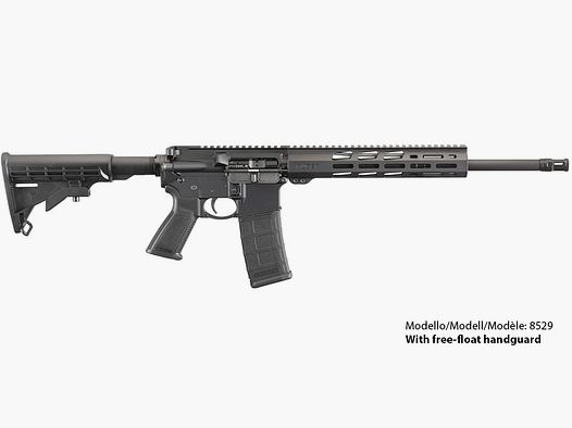 SL Gewehr Ruger 556 (AR15), schwarz, .223 Rem., 16.1″ Lauf