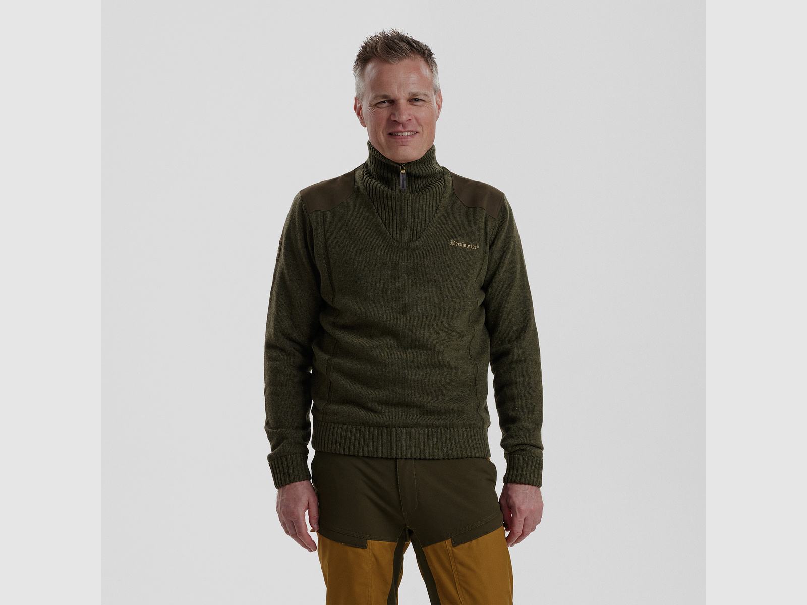 Carlisle Strick mit Stormliner® - Green Melange – Größe: 4XL