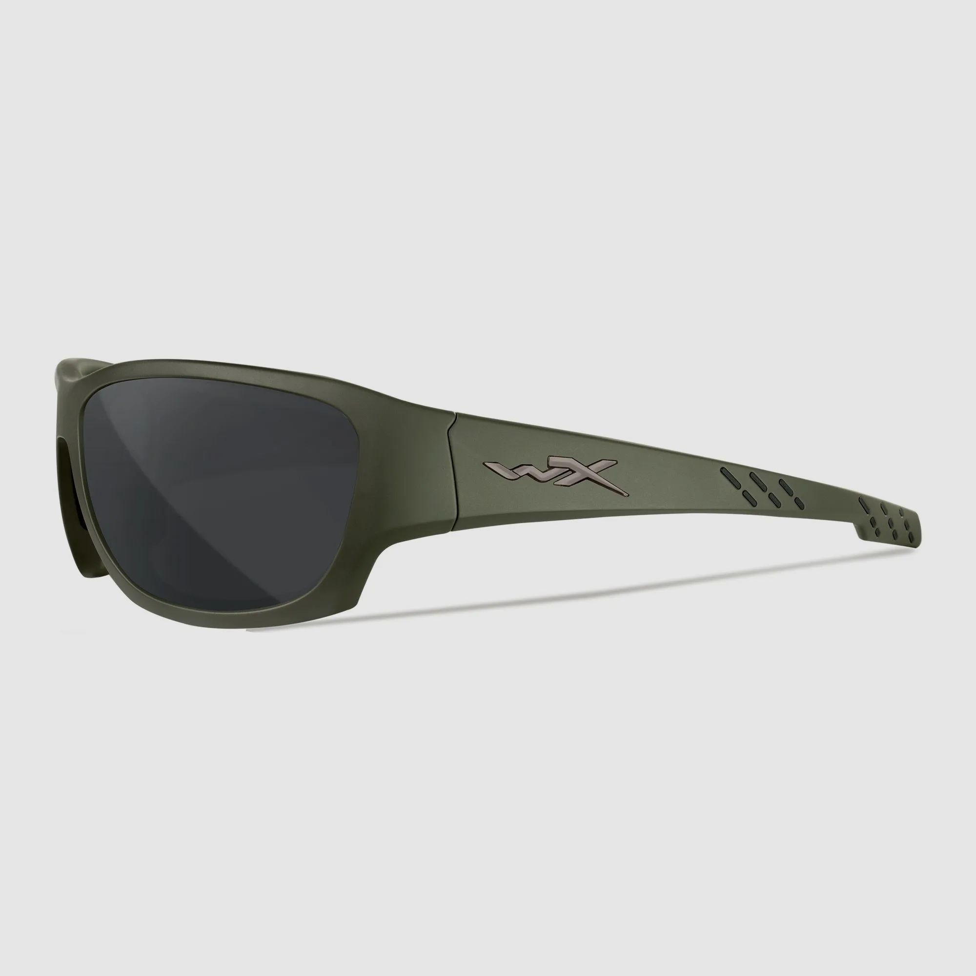 Lunettes WX CLIMB, verres : gris, couleur de la monture : vert armée mat