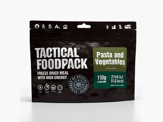 Pasta e verdure Tactical Foodpack 110g cibo da esterno